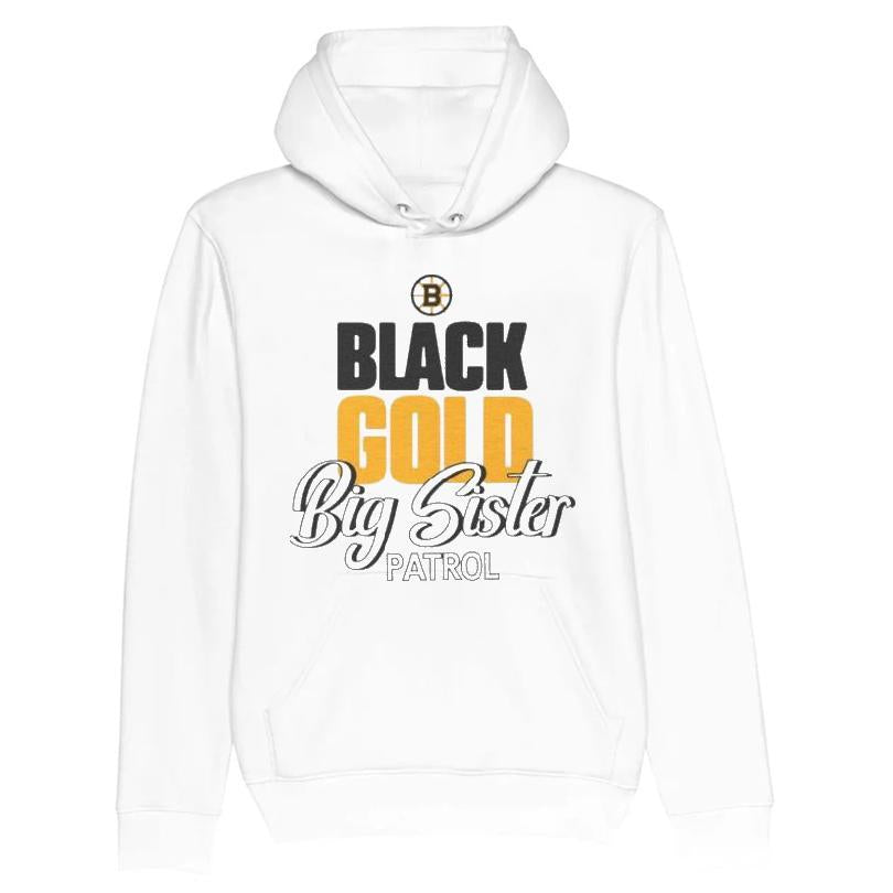 Boston Bruins Big Sister Black Gold Patrol T-shirt