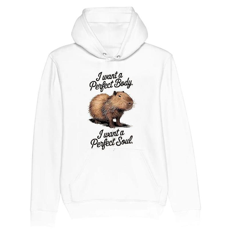 Capybaras I Want A Perfect Body, I Want A Perfect Soul T-shirt