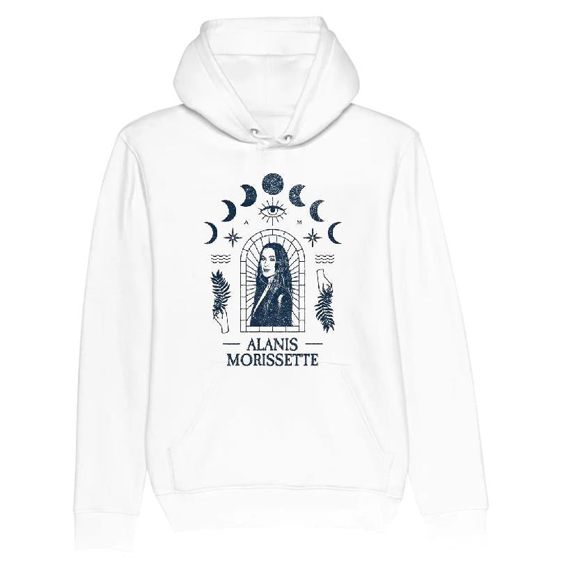 Celestial Featuring A Mystical Design With Alanis Morissette’s Name And Portrait T-shirt
