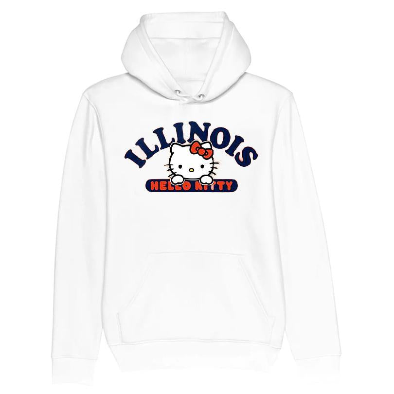 Illinois Fighting Illini Hello Kitty T-shirt