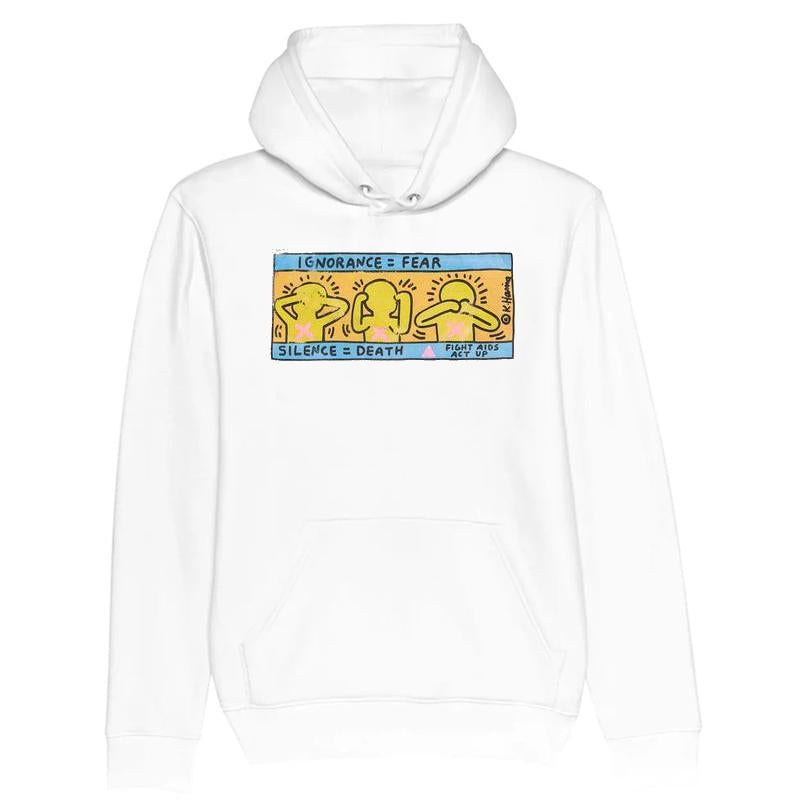 Keith Haring Ignorance Fear Silence Death Shirt