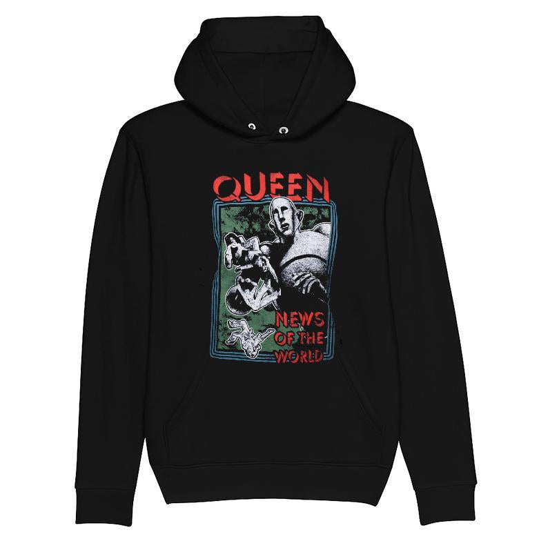 Queen News Of The World Retro Distressed T-shirt