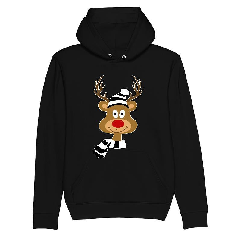 Rudolph The Red Nose Newcastle Fan Christmas T-shirt