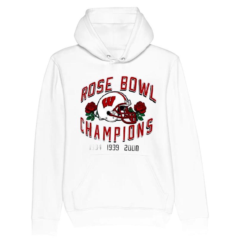Wisconsin Badgers Helmet Rose Bowl Champs T-shirt