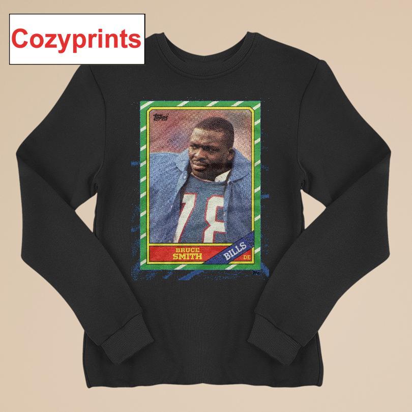 1986 Topps Football Bruce Smith Bills T-shirt