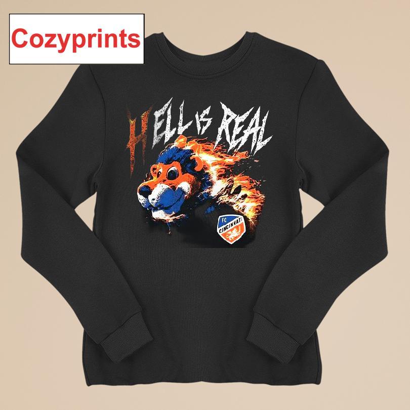 Hell Is Real Retro Flame T-shirt
