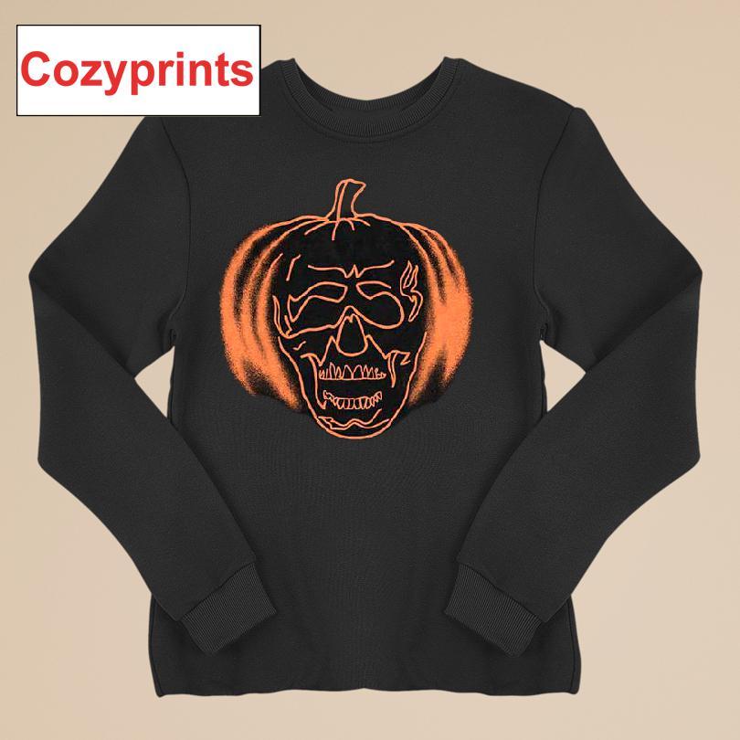 Jack-o'-lantern Outline Halloween T-shirt