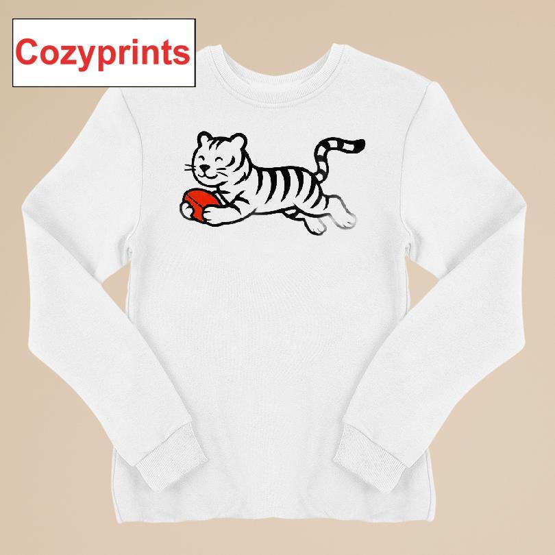 Jungle Vibes Run Wild White Tiger T-shirt