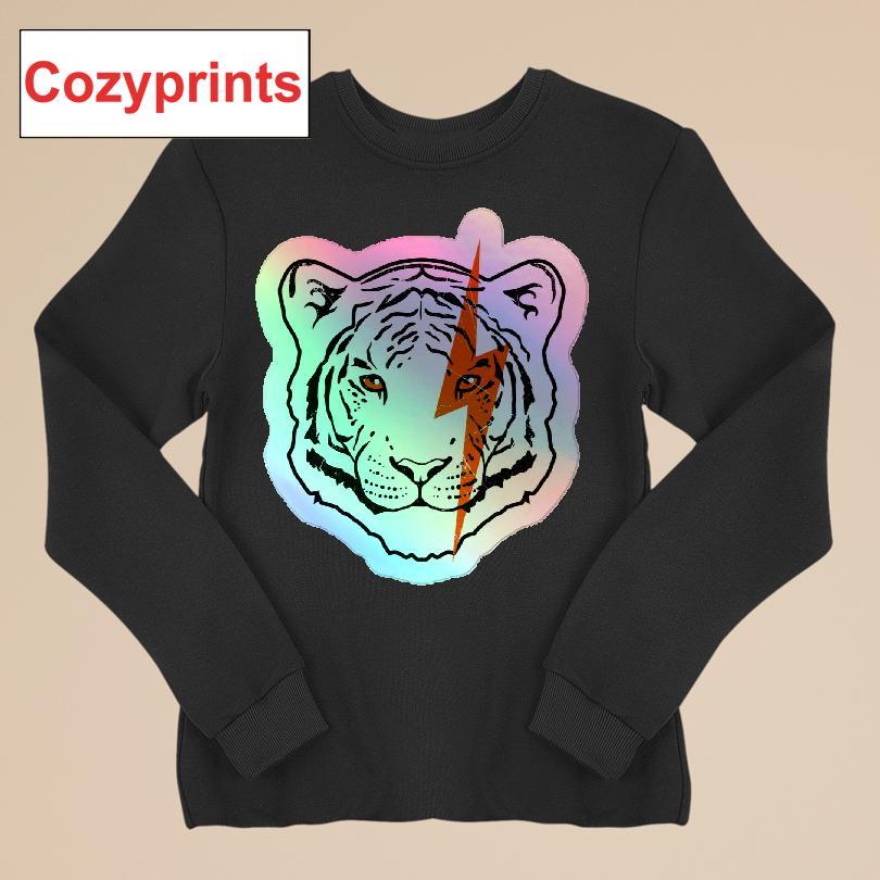 Lightning Tiger Holographic T-Shirt