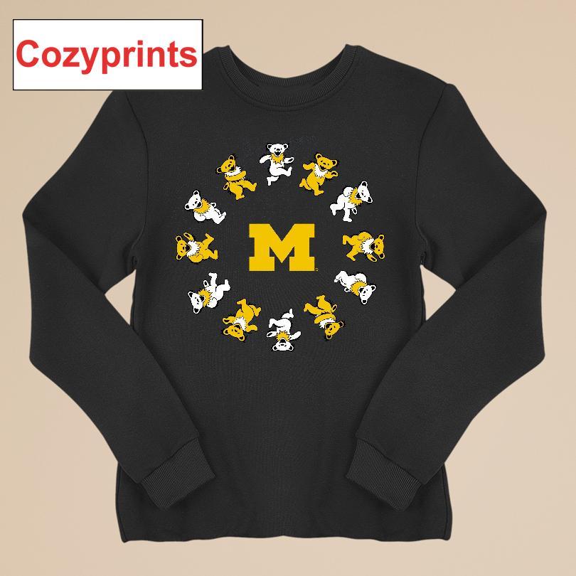 Michigan X Grateful Dead Circle Bears T-shirt