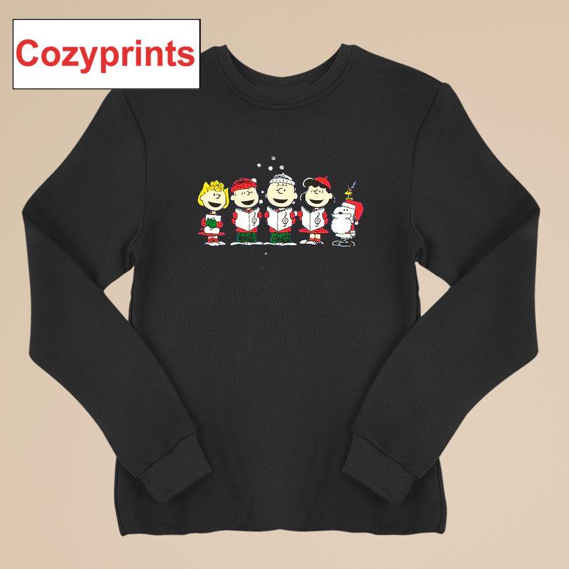 Peanuts Christmas Caroling T-shirt