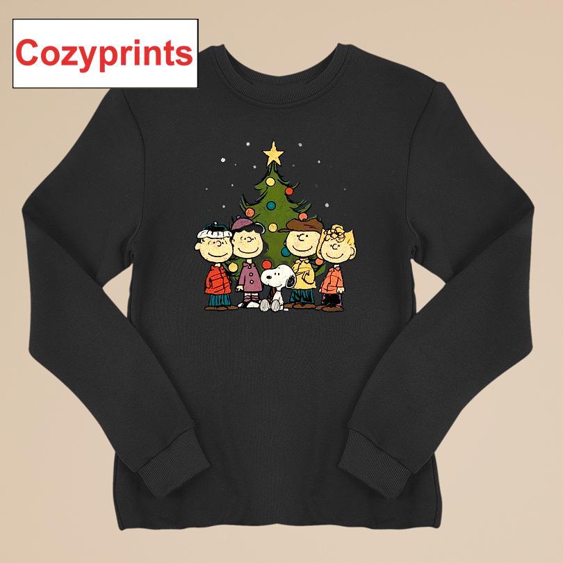 Peanuts Snoopy And Friends Christmas Tree T-shirt