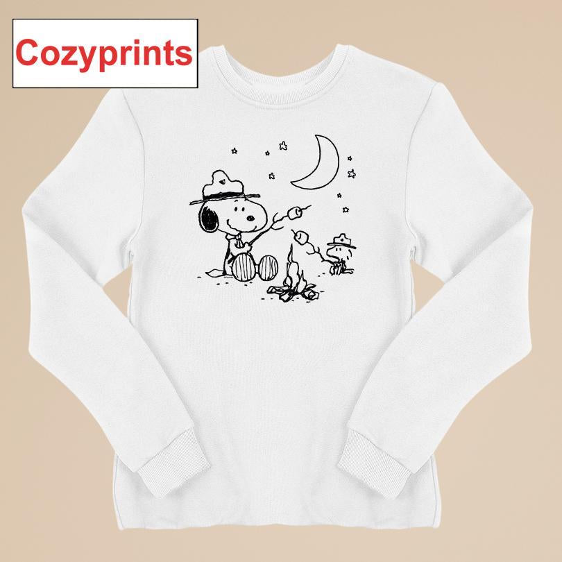 Peanuts Snoopy Camping Graphic T-shirt