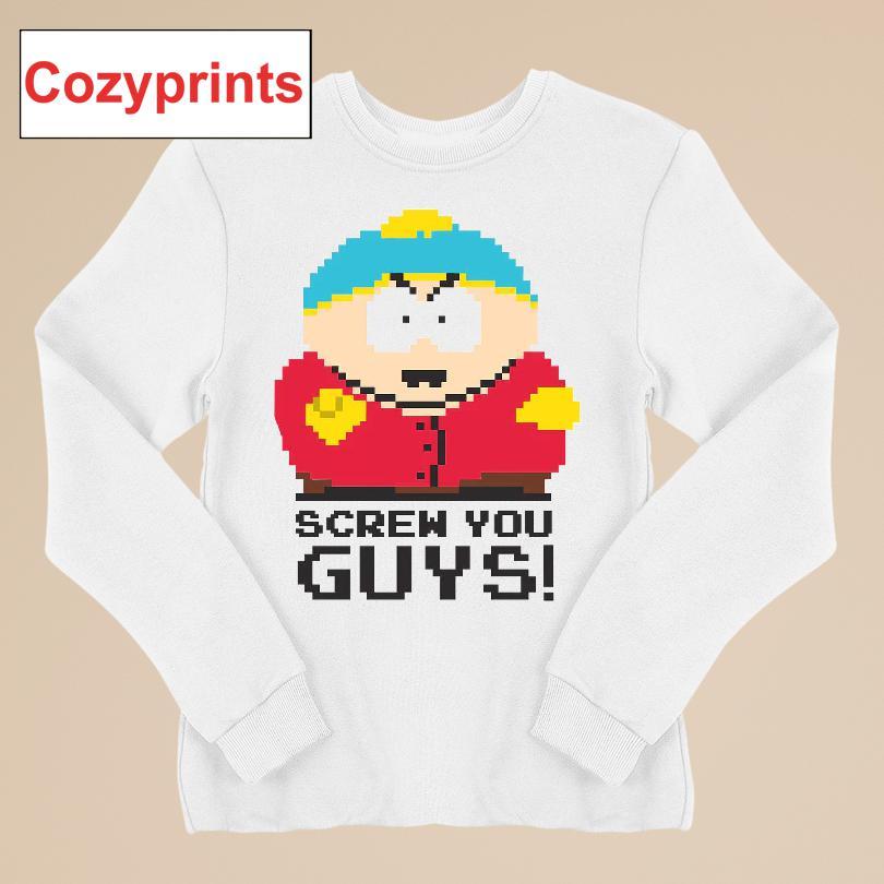 South Park 8-bit Cartman Screw You Guys T-shirt