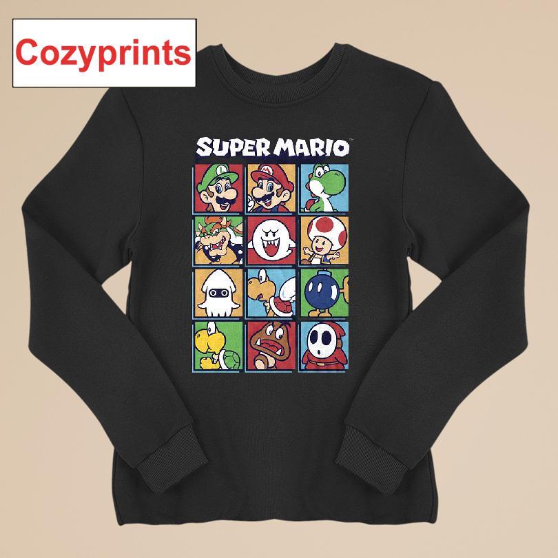 Super Mario Bros. Character Blocks Nintendo T-shirt
