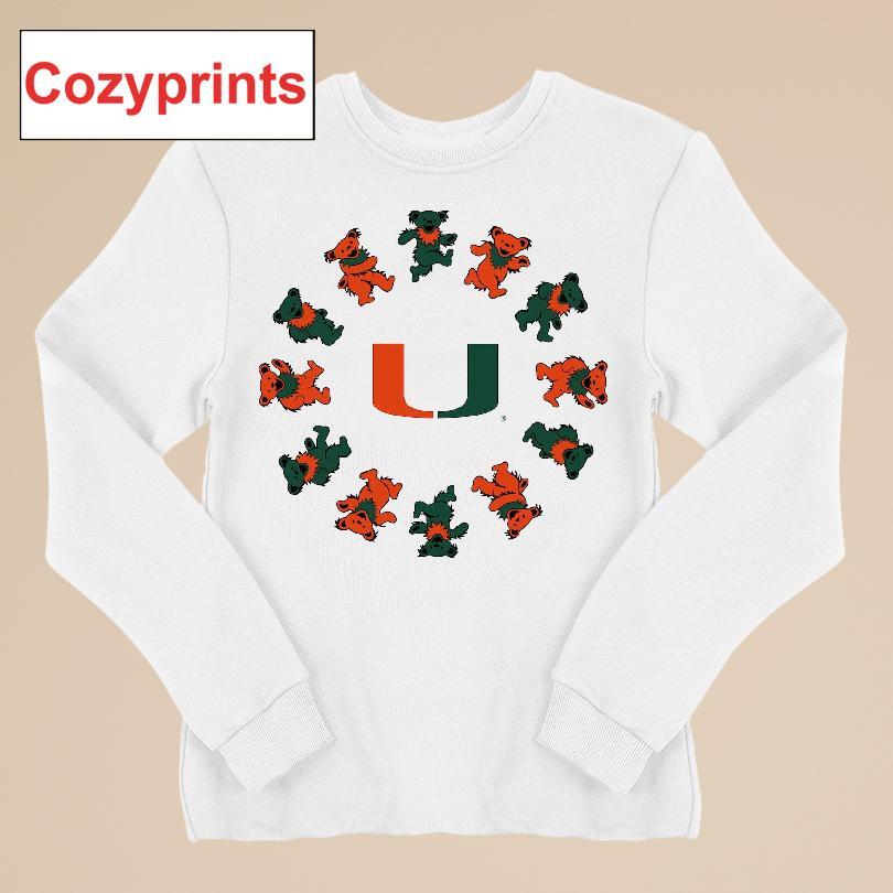 University Of Miami X Grateful Dead Circle Bears T-shirt