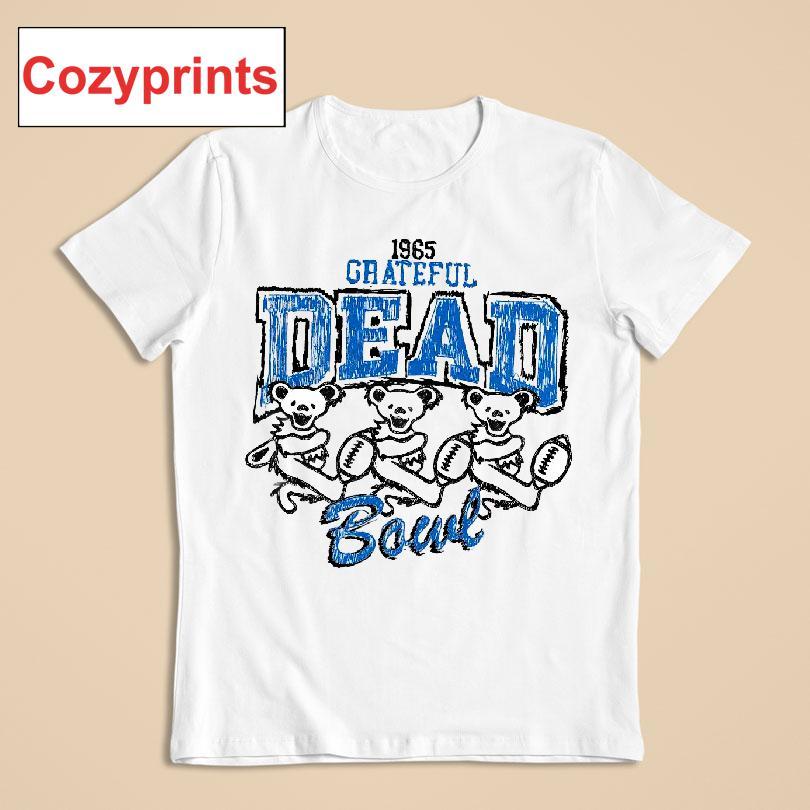 1965 Grateful Dead Bear Football Bowl T-shirt