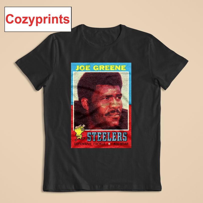 1971 Topps Football Joe Greene Steelers T-shirt