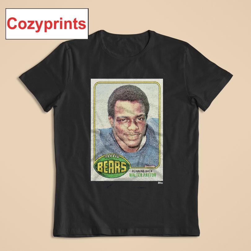 1976 Topps Football Walter Payton Bears T-shirt