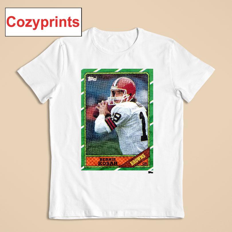1986 Topps Football Bernie Kosar Browns T-shirt