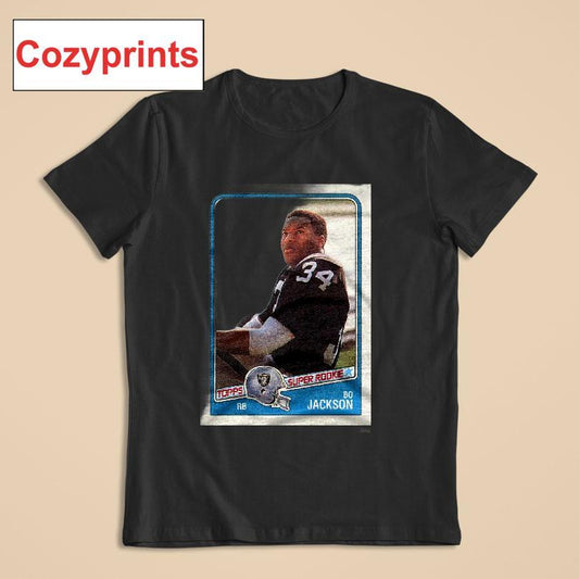 1988 Topps Football Bo Jackson RaidersT-shirt