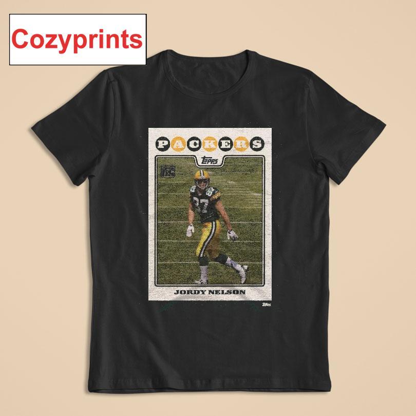 2008 Topps Football Jordy Nelson Packers T-shirt