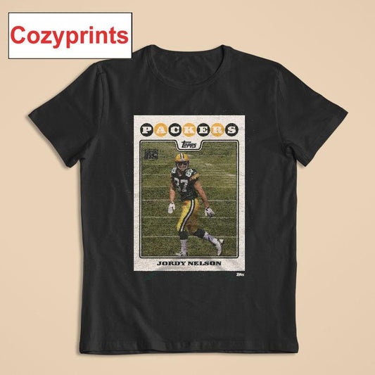 2008 Topps Football Jordy Nelson Packers T-shirt