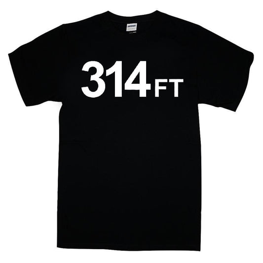 314 Ft. Right Field Yankee Stadium T-shirt