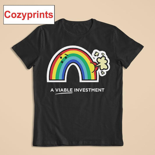 A Viable Investment Farting Rainbow T-shirt