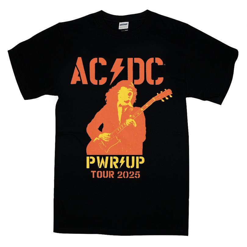 Ac/dc Are You Ready? Pwr Up 2025 Tour Aus Map T-shirt