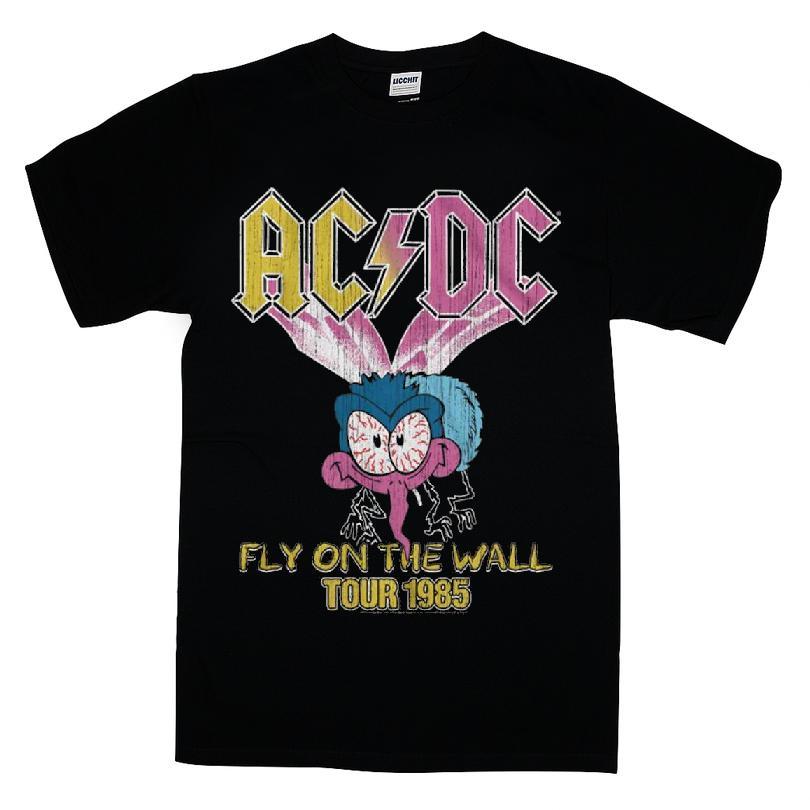 Ac/dc Fly On The Wall Tour 1985 T-shirt