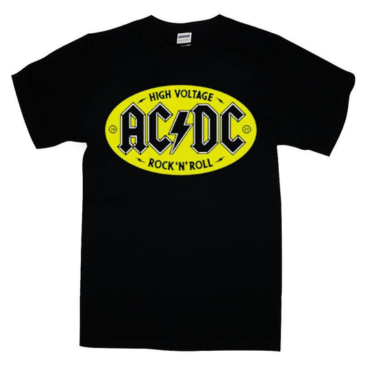 Ac/dc High Voltage Yellow Logo T-shirt