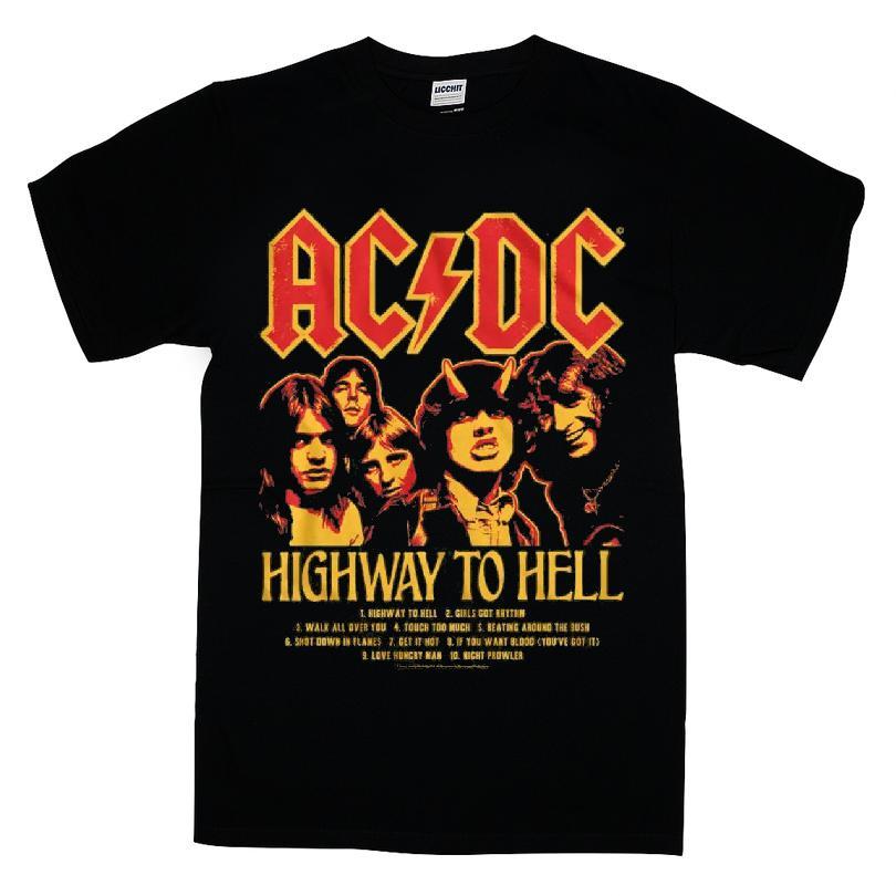 Ac/dc Highway To Hell Tracklist T-shirt