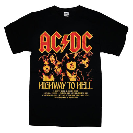 Ac/dc Highway To Hell Tracklist T-shirt