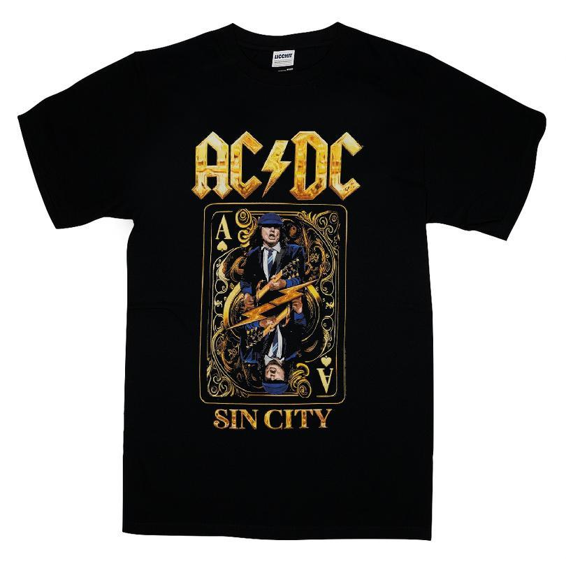 Ac/dc Pwr Up Sin City T-shirt