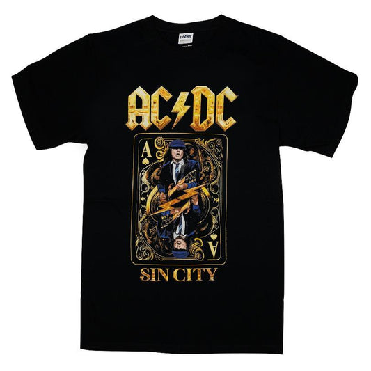 Ac/dc Pwr Up Sin City T-shirt