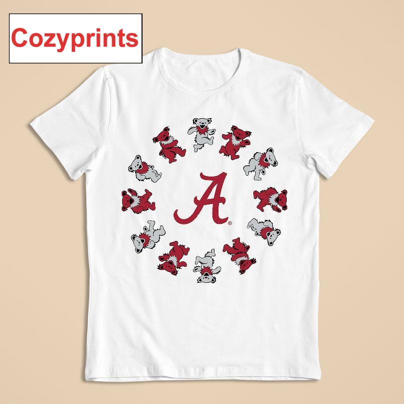 Alabama X Grateful Dead Circle Bears T-shirt