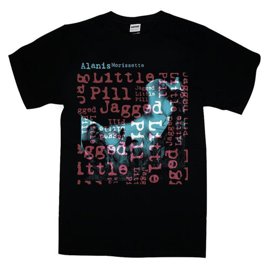 Alanis Morissette Jlp Portrait Text T-shirt