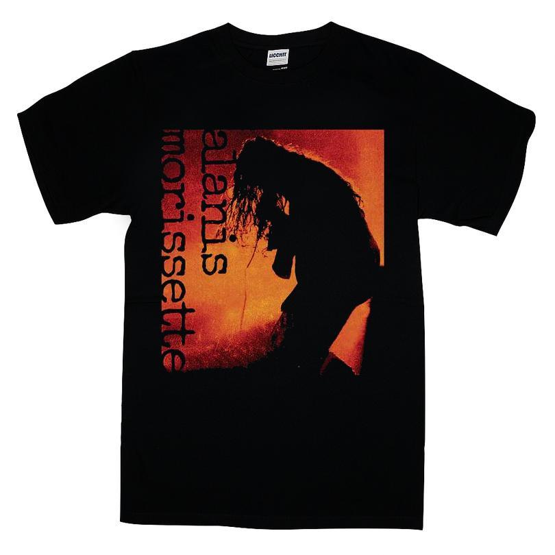 Alanis Morissette Orange Silhouette T-shirt
