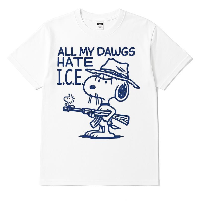 All My Dawgs Hate Ice T-shirt