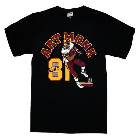 Art Monk Washington Commanders Retired Player Classic Illustration T-shirt