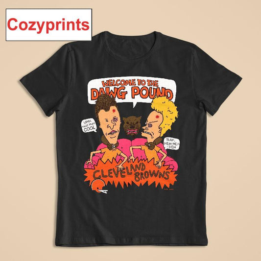 Beavis And Butt-head Welcome To The Cleveland Browns Dawg Pound Shirt