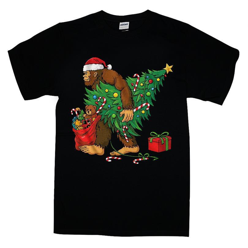 Bigfoot Christmas T-shirt