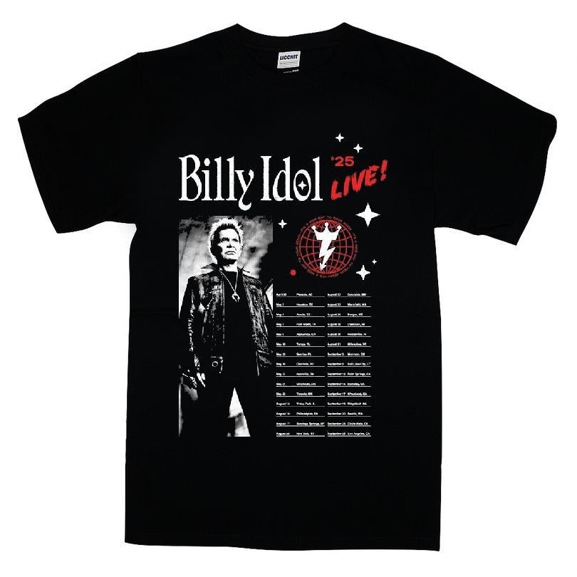 Billy Idol Live '25 Tour T-shirt