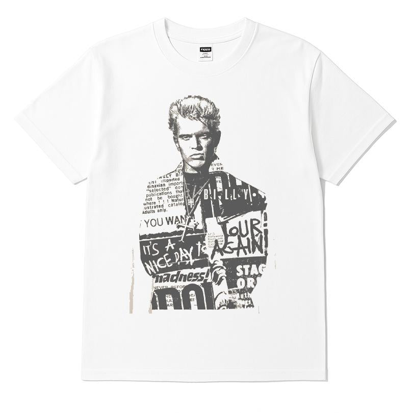 Billy Idol Newspaper T-shirt