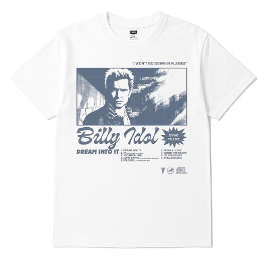 Billy Idol Script Dream Into It T-shirt