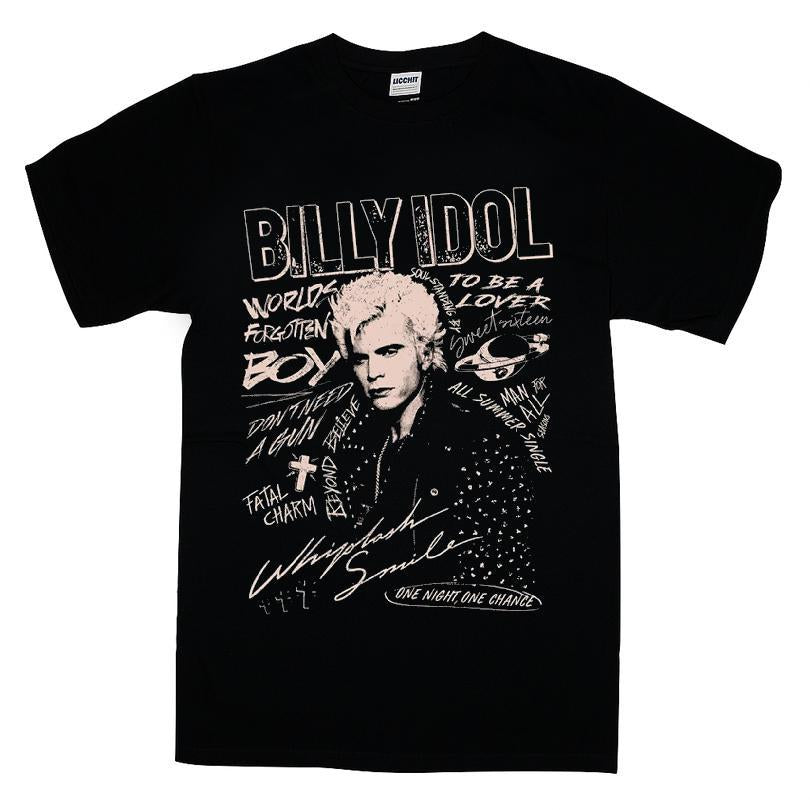 Billy Idol Whiplash Smile Punk T-shirt