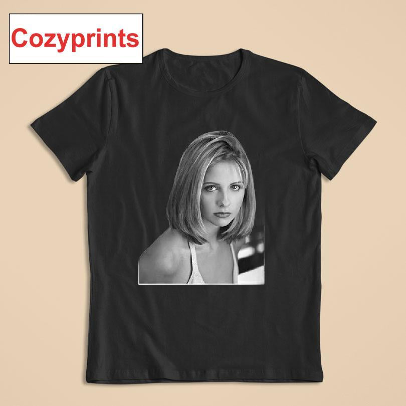 Black & White Photo Buffy The Vampire Slayer T-shirt