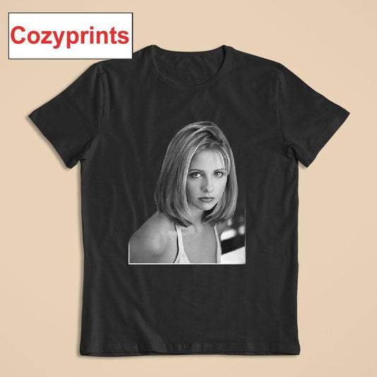 Black & White Photo Buffy The Vampire Slayer T-shirt