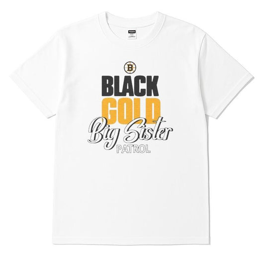 Boston Bruins Big Sister Black Gold Patrol T-shirt